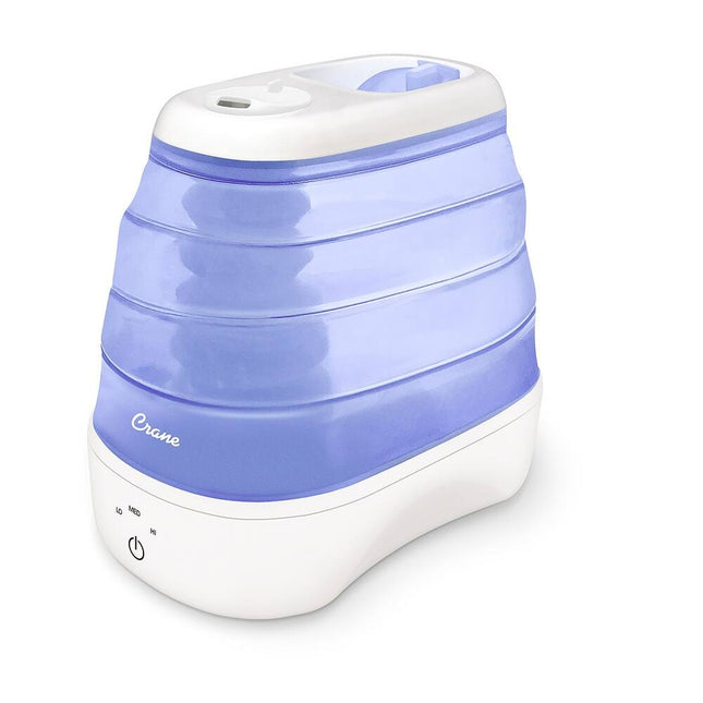 Cool Mist 1 Gallon Collapsible Humidifier Top Fill for Medium Rooms 500 sq ft