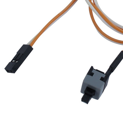 1 Pack Multicolor PC Case Power/Reset Button, Easy Replacement