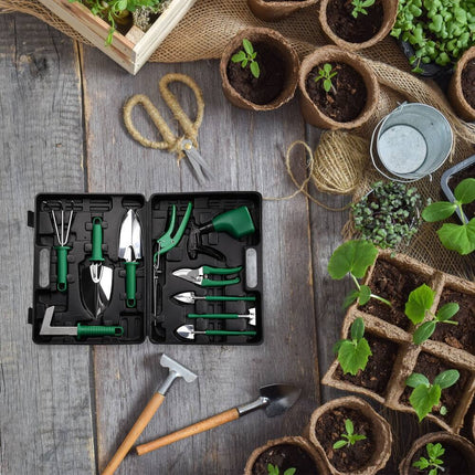 1 Set Garden Tool Kit – 10 Pieces Plastic for Planting & Gardening