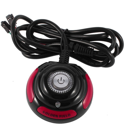 1.7m Desktop PC Push Button Switch – Power On/Off & Reset, Multicolor