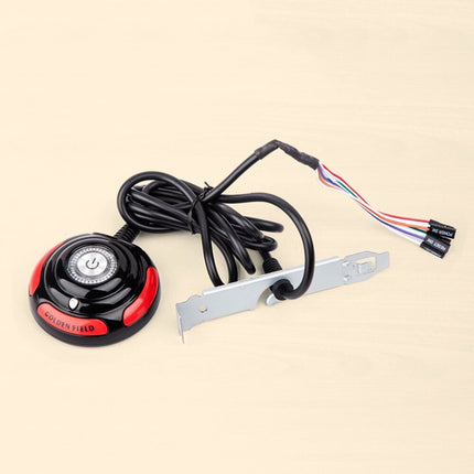 1.7m Desktop PC Push Button Switch – Power On/Off & Reset, Multicolor