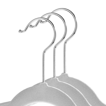 100 Velvet Baby Hangers – 11 Inch Non-Slip Closet Organizers