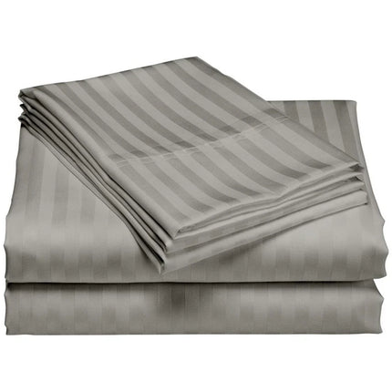 1200 Thread Count Cotton Sheet Set – Deep Pocket Luxury Hotel Stripe