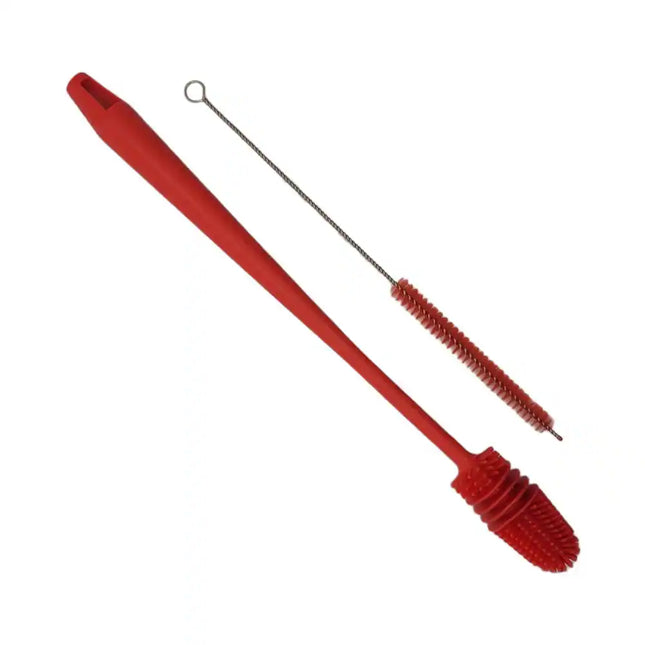 13" Long Reusable Bottle & Straw Cleaning Brush Set - 2-in-1 Cleaning Kit