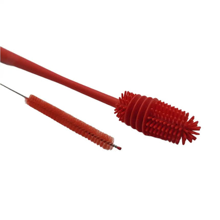13" Long Reusable Bottle & Straw Cleaning Brush Set - 2-in-1 Cleaning Kit