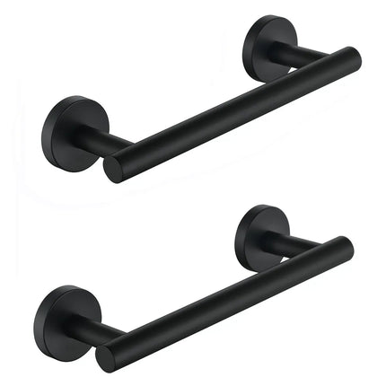 2-Pack 9" Stainless Steel Wall Mounted Single Hand/Towel Bars
