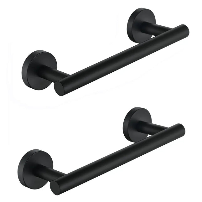 2-Pack 9" Stainless Steel Wall Mounted Single Hand/Towel Bars