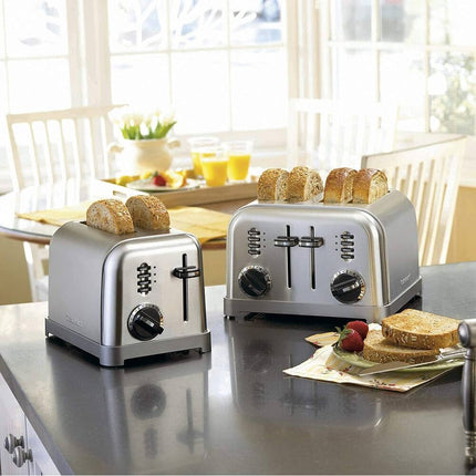 2-Slice Classic Toaster CPT-160P1 Metal Stainless Steel Kitchen Toaster