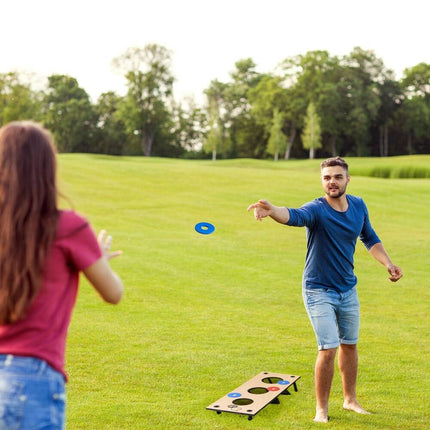 2-in-1 Washer Pitch & Beanbag Toss Set – Indoor/Outdoor Party Games