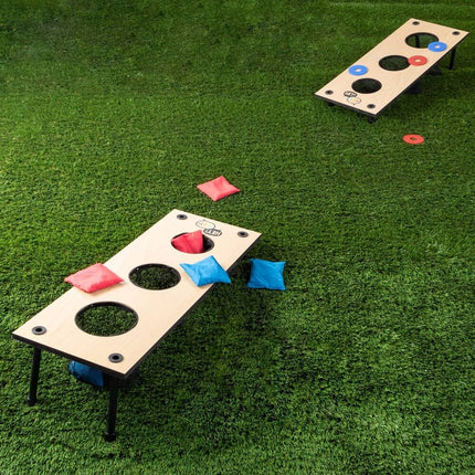 2-in-1 Washer Pitch & Beanbag Toss Set – Indoor/Outdoor Party Games