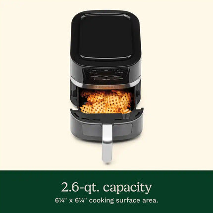 2.6 Quart Basket Air Fryer Compact Nonstick Healthy Cooking Appliance