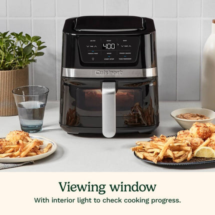 2.6 Quart Basket Air Fryer Compact Nonstick Healthy Cooking Appliance