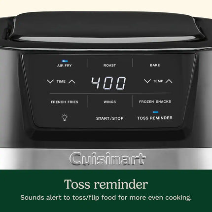 2.6 Quart Basket Air Fryer Compact Nonstick Healthy Cooking Appliance