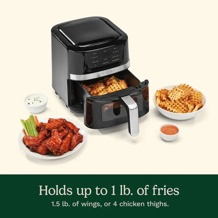 2.6 Quart Basket Air Fryer Compact Nonstick Healthy Cooking Appliance