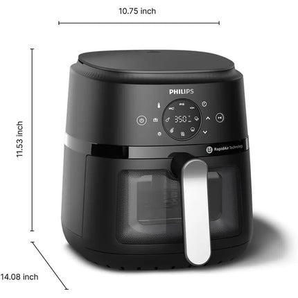 2000 Series Air Fryer 4.4 Qt RapidAir Technology Healthy Cooking Fryer