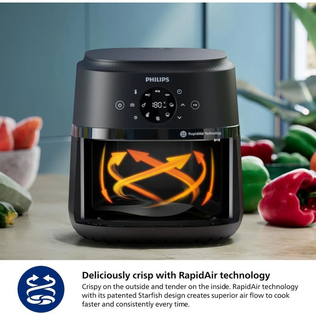 2000 Series Air Fryer 4.4 Qt RapidAir Technology Healthy Cooking Fryer