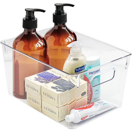 Clear Plastic Storage Bins – Pantry Organizer Box Containers