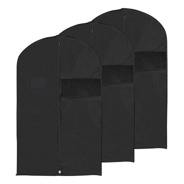 3PCS Garment Bags for Hanging Clothes, Breathable Suit Storage Covers