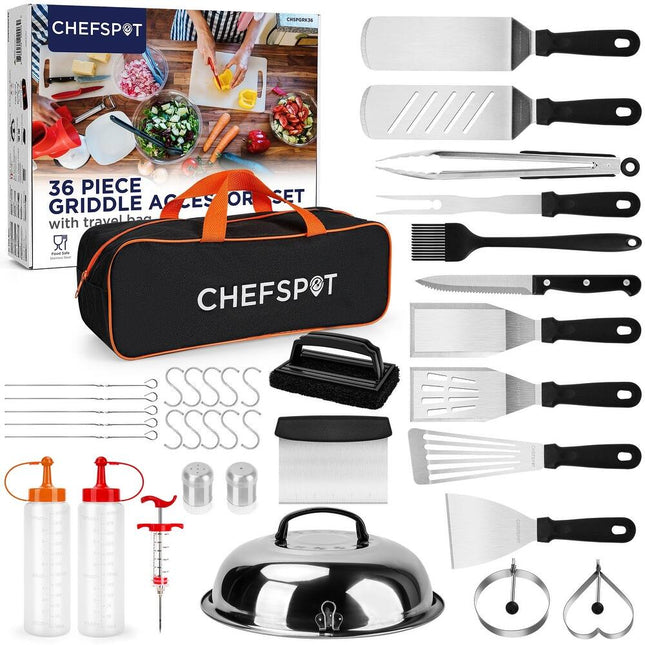 36 Piece Flat Top Griddle Accessories Set for Blackstone BBQ Grill Kit