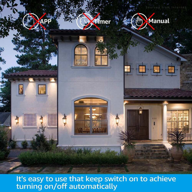Outdoor Dusk to Dawn LED Bulbs, 9W 60W Equivalent, Soft White, 4-Pack