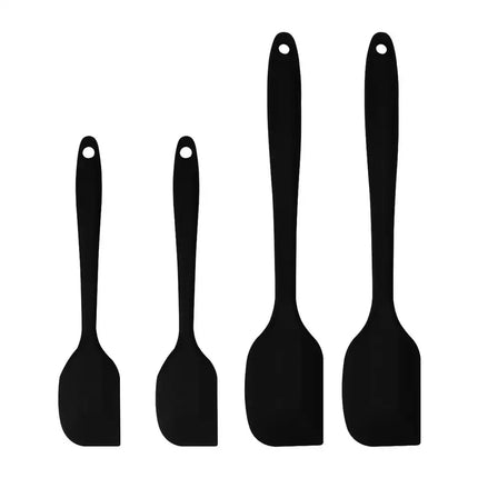 4 Pcs Silicone Spatula Set Heat Resistant Non-Stick Kitchen Tools