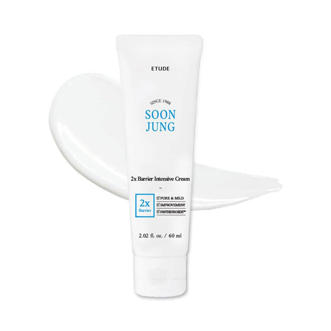 SoonJung 2x Barrier Repair Cream 2.02oz, Panthenol Madecassoside Face Moisturizer