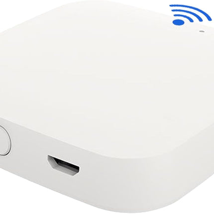 White Mesh Bluetooth & WiFi Gateway for Tuya – Alexa & Google Compatible