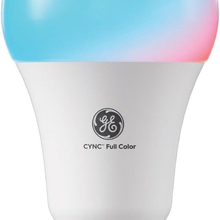 GE Cync A19 Smart LED Light Bulbs 2 Pack, WiFi Bluetooth Colour Changing, Alexa Compatible