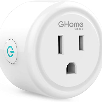 Mini Smart Plug – WiFi Outlet, Alexa & Google Home, Remote & Timer, White