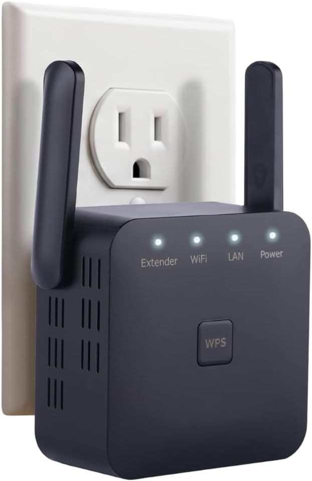 2026 WiFi Extender Signal Booster, Covers 10000 Sq.ft, 80 Devices Support