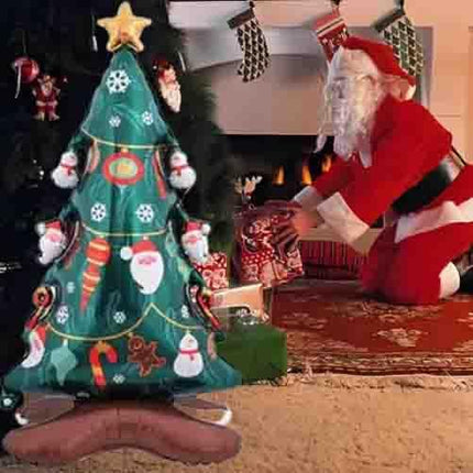 5PCS Christmas Balloon Stand Box Set – Xmas Wreath Balloons Party Decorations