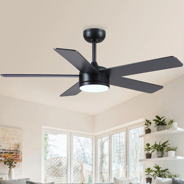 46" & 52" Indoor Ceiling Fan with Light Quiet Modern Fan Remote & App Control