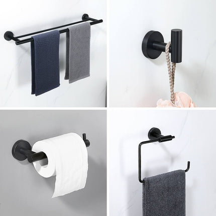 5-Piece Bathroom Hardware Set for Modern Wall Mounted Bathroom Accessories