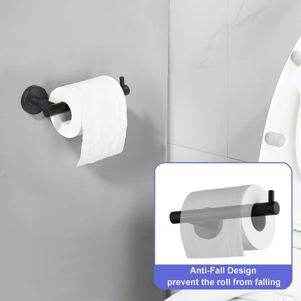 5-Piece Bathroom Hardware Set for Modern Wall Mounted Bathroom Accessories