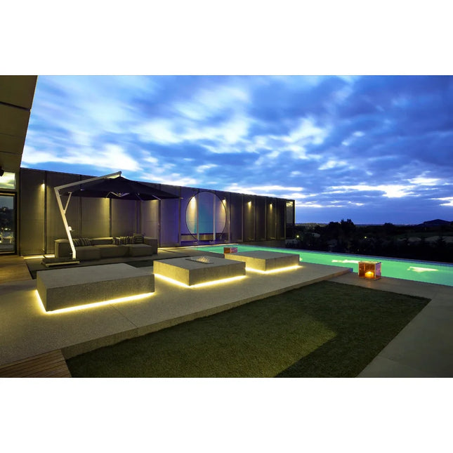 50FT LED Neon Rope Light Outdoor IP67 Waterproof AC 120V Linkable 150FT Max