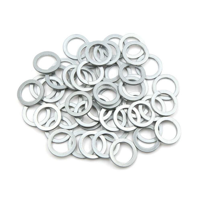 50PCS Engine Oil Crush Washers, Drain Plug Gaskets, Car Oil Drain Plug Seals