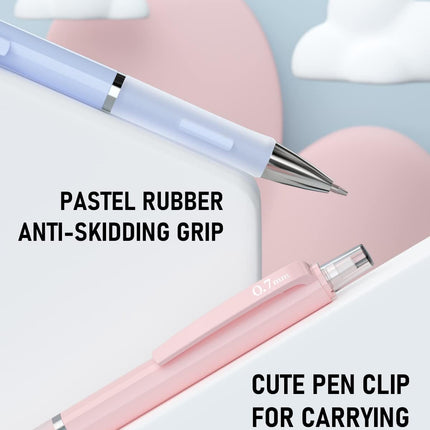 3PCS Mechanical Pencil Set – 0.7mm, Case, HB Lead & Eraser Refills