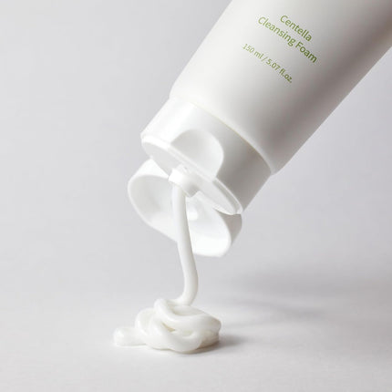 Centella Cica Cleansing Foam 150ml, Low pH Soothing Face Wash for Hydration & Glow