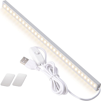 LED Light Bar for Kitchen & Closet – USB Powered, Under Counter & Work Table Lighting