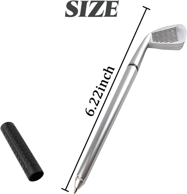 25PCS Golf Ballpoint Pens – Fun Golfing Props, Black Gel Ink for Office & Gifts