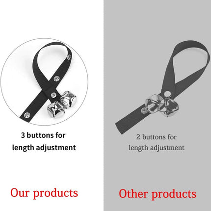 Dog Doorbells for Potty Training – Upgraded Puppy Bells with 3 Length Adjustments