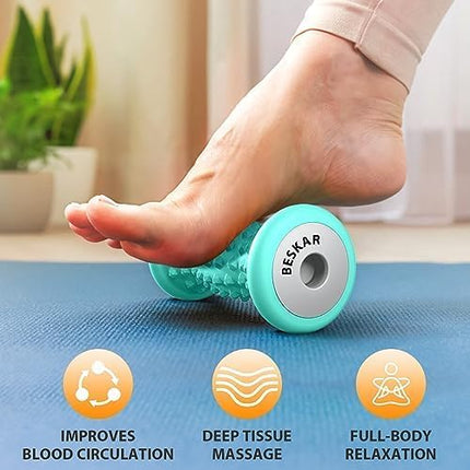 Portable Foot Massage Roller Plantar Fasciitis for Arch Pain, Heel Relief & Reflexology