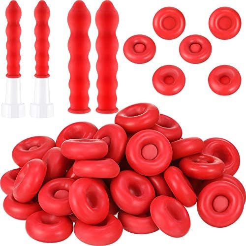 35 Pieces Caulk Caps – Tube Covers for Sealing & Preserving Caulk (Red)
