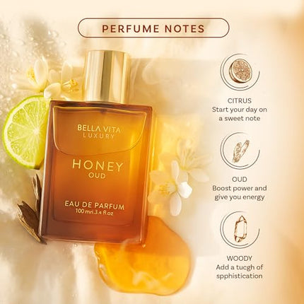 BellaVita Luxury Duo Desirée Unisex Perfume Set 2 x 100ml Pistachio Honey Oud