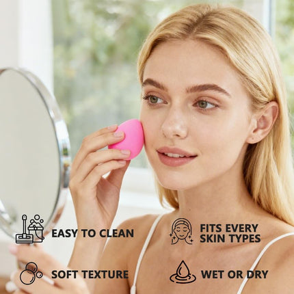 6PCS Latex-Free Makeup Sponge Set, Soft Beauty Blenders for Foundation & Concealer