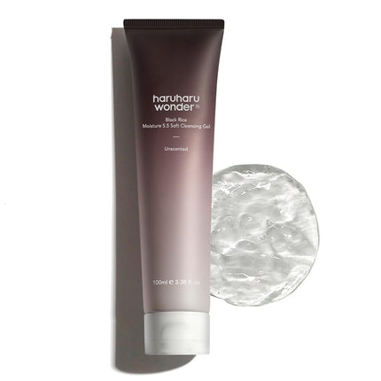 Black Rice Moisture 5.5 Soft Cleansing Gel for Gentle Daily Face Wash