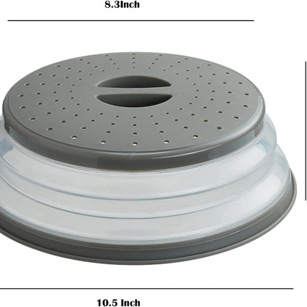 Microwave Splatter Cover Vented BPA Free Dishwasher Safe Food Plate Cover