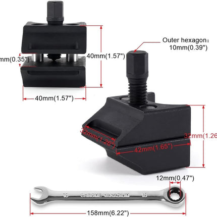 2PCS Suspension Strut Spreader Tool Steel Hub Steering Knuckle Split Removal Kit