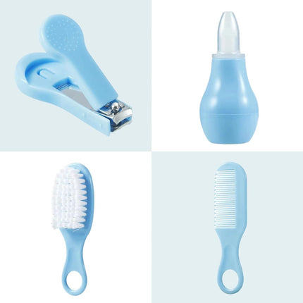 Baby Healthcare & Grooming Kit, Safety Set with Comb, Brush, Nail Clippers & Aspirator