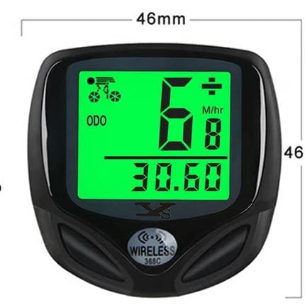 Wireless Bicycle Speedometer & Odometer – Waterproof LCD Bike Computer